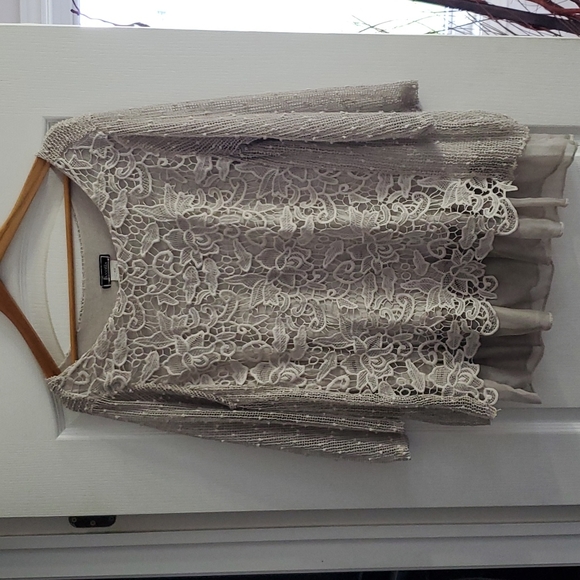 BEAUTIFUL LACE TOP FROM ITALY SIZE L but stamped M - Picture 2 of 9